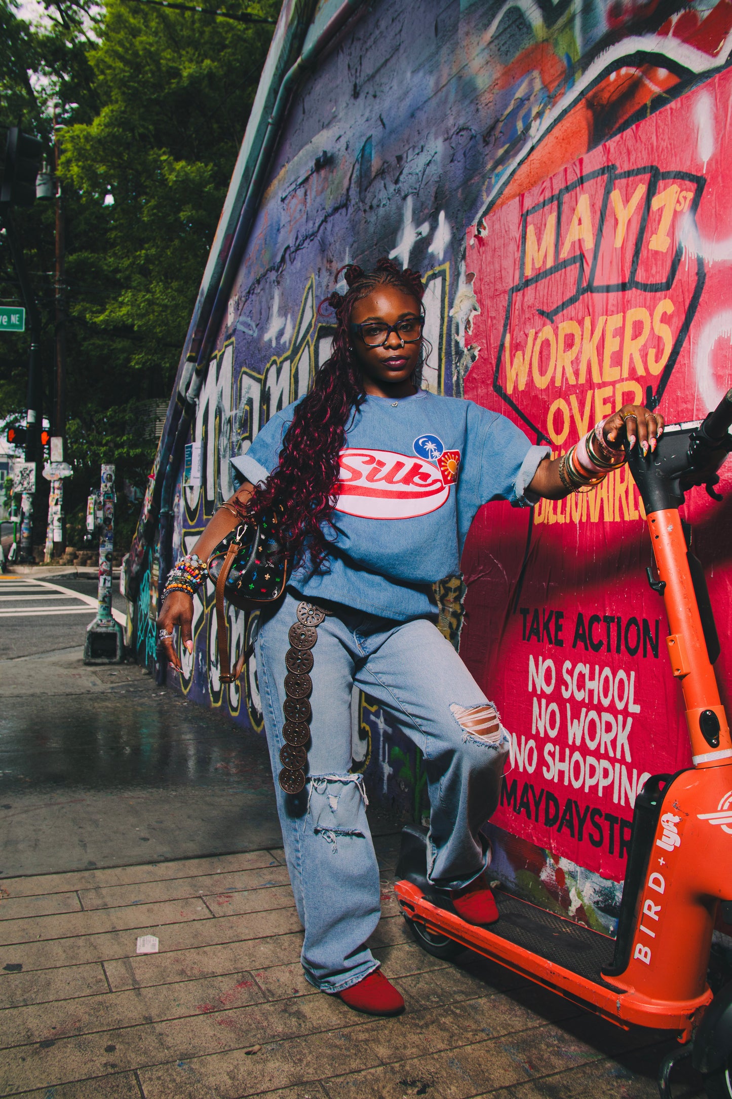 SILK STREEET BLUE DENIM SHIRT